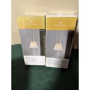 Portfolio‎ Mini Pendant Light Fixture (Item Number 1048424). New In Box Set Of 2